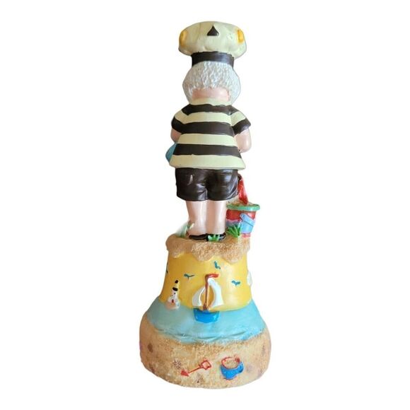 Hersheys Chocolate Collectible Kurt Adler Figurine Bell Summer Beach Ocean 2000 - Picture 3 of 5